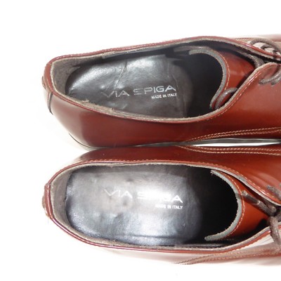 Via Spiga Shoe Oxford Dress Lace Up Leather Brown Men display picture 1