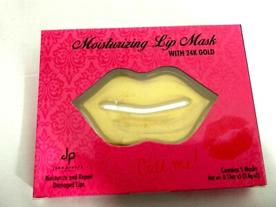 Jean Pierre 24K Gold Moisturizing Lip Mask 3 masks new