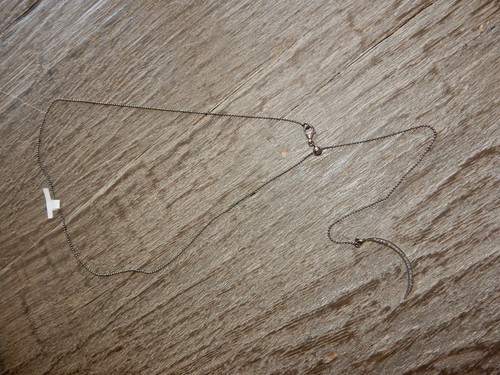 Nuova Collana Adornia Regolabile a Forma di Y Mezzaluna Champagne Diamanti .15 tcw - Foto 7 di 9