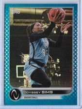 2023 TOPPS ATHLETES UNLIMITED ~ ODYSSEY SIMS ~ 01/76 BLUE CARD #139 ~ HOOPS 2022
