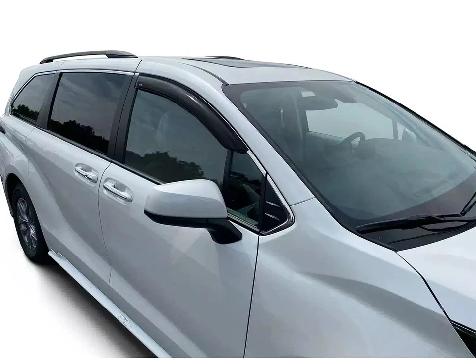 AVS Montaje Exterior Protectores de Lluvia Viseras de Ventilación Pantalla para Mini Van Toyota Sienna 21-25 Foto 2 de 2