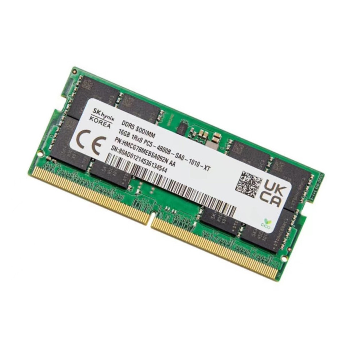 Hynix 32GB 2X16GB DDR5 4800MHz PC5-38400 1RX8 262-Pins SODIMM