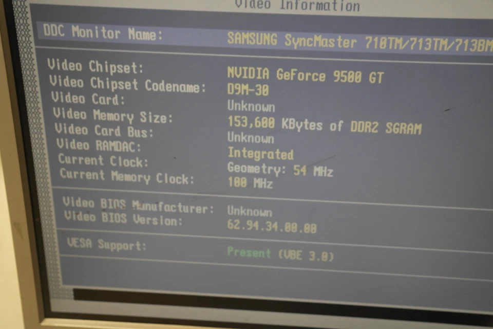 Gigabyte Nvidia GeFORCE 9500 GT 512 MB*16  PCI-e GPU dual 2*DVI S-VIDEO - Image 2 of 4