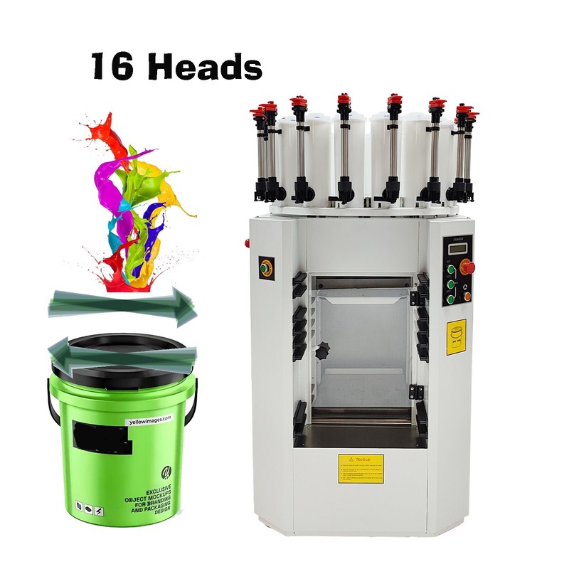16 Heads Paint Shaking and Mixing Color Matching Machine Chemical Coating Ink