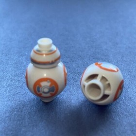 Two (2) LEGO Star Wars Minifigure BB-8 Droids - (75105)