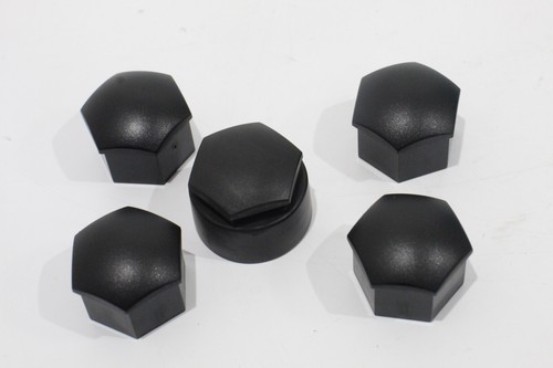 Audi RS3 8P Black Wheel Nut Bolt Cover Caps x5 New Genuine ...