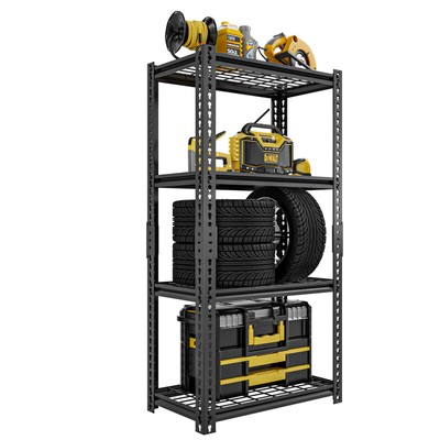4/5-Tier Adjustable Shelving Heavy Duty Metal Storage Shelves Utility Warehouse
