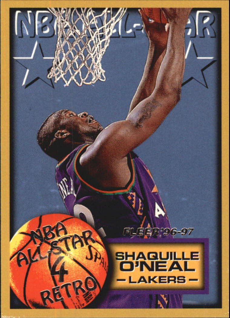 NBAカード SHAQUILLE O’NEAL FLEER 1997 SHAQUILLE O'NEAL; 1996-97 FLEER CARD No. 206 | eBay