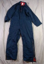 VTG Berne Apparel Bercowear Navy Blue Workwear Coveralls Mens "Large Short" USA