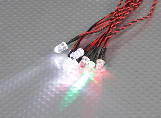 RC Aircraft Scale Navigation LED Lighting System NAV Lights Lamp Set - UK Seller - Image 4 of 4