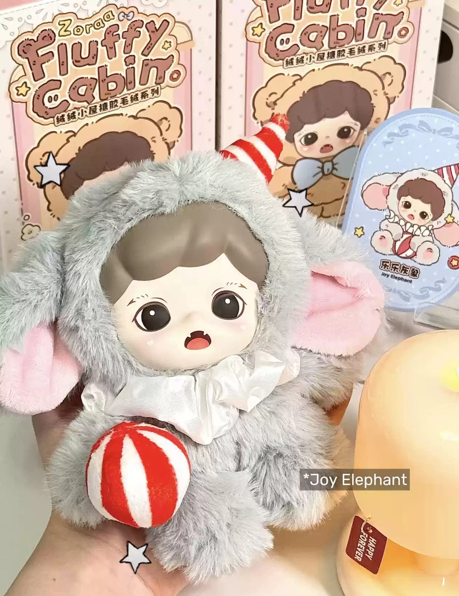 Zoraa Fluffy Cabin Seres Blind Box Confirmed Figure Plush Toy