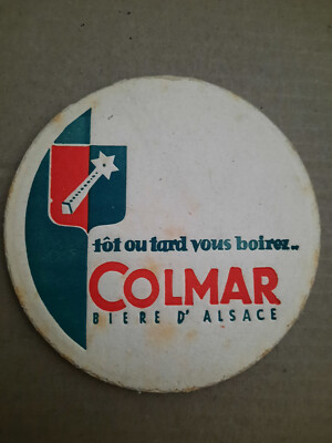 Sous-bock En Bois Original RC Lens - Ancien Logo - Vintage
