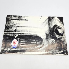 1961-63 Maserati 3500 GT Multilingual Foldout Sales Brochure Vintage Car Catalog