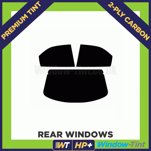 For Daewoo Nubira 4-door 99-02 Carbon Pre Cut Window Tint 20% Dark 2-ply HP+ - Picture 2 of 10