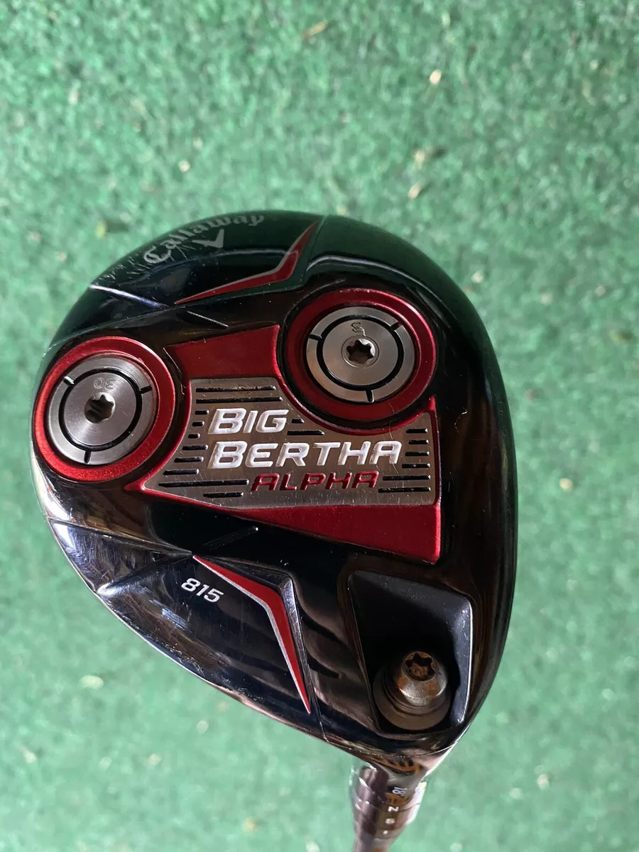 Callaway Big Bertha Alpha 815 18 degree 5 Wood- Aldila Rouge Max 75- Stiff  Flex