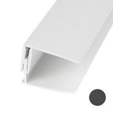 uPVC Shiplap Cladding Board 150mm Plastic Edge & Starter Trims Butt Joints PVC