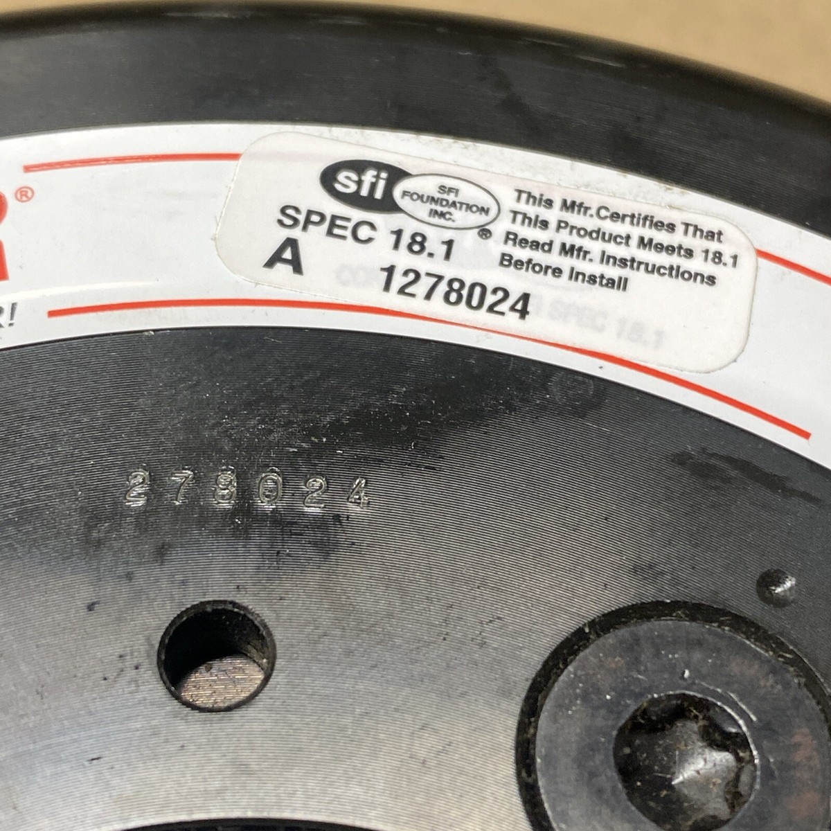 ATI Super Damper SFI SPEC 18.1 1278024 / 919107S-0721 / 919107S US
