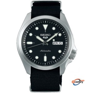 Seiko 5 Sports SRPE67K1 Men's Automatic Day-Date 100M Black Nylon Strap  Watch | eBay