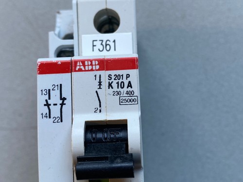ABB S201 UP K10A S2C-H6RU Sicherungsautomat - Bild 3 von 6
