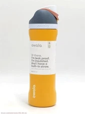 Owala 24oz FreeSip Stainless Steel Water Bottle - Golden Quest READ DESCRIPTION