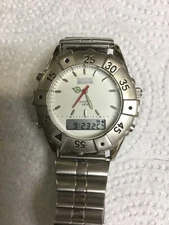 Mens Dual Time Sport Watch With Alarm  ( Sandvick Coromant )