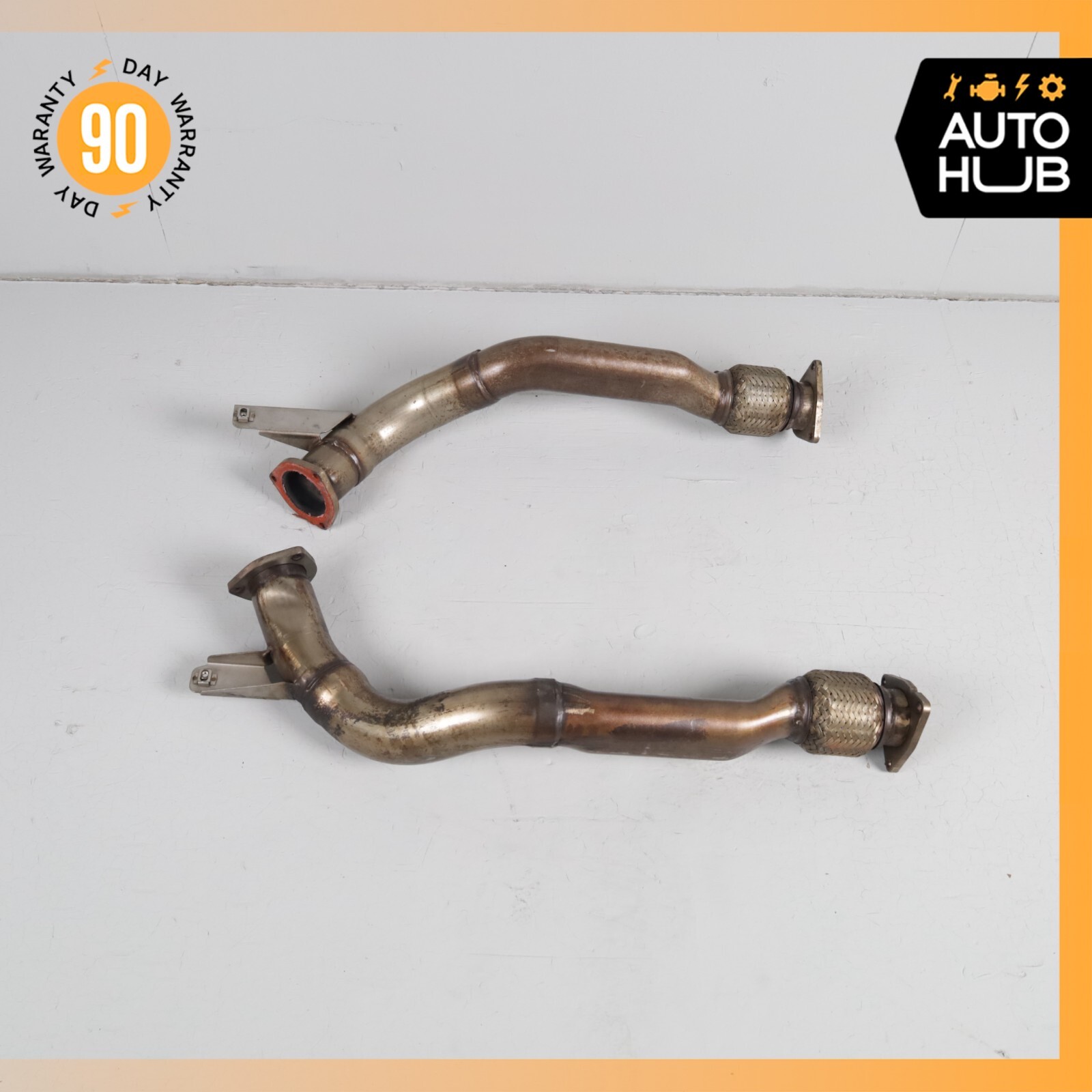 Bentley Continental GT 6.0L Exhaust Downpipe Left & Right Side Set OEM 65k