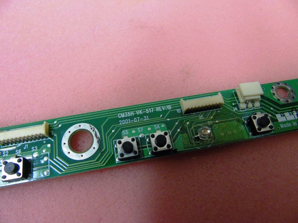 Compaq TFT 7020 LCD Monitor Control Audio Botón de Encendido Placa CM35H VK-517 Foto 3 de 4