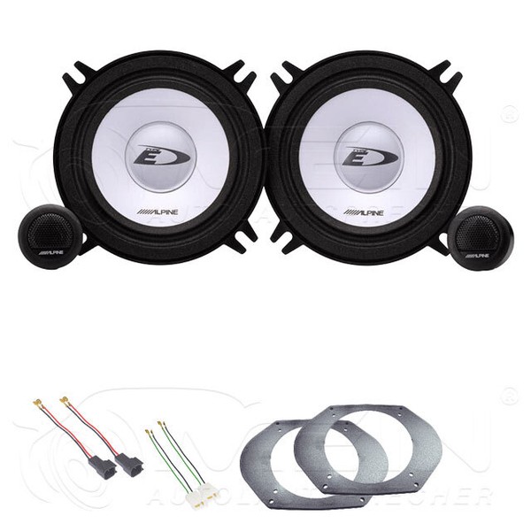 Alpine Lautsprecher FüR Ford Fusion 2002-2012 TüR Heck Hinten 2-Wege 250W #APN5-image