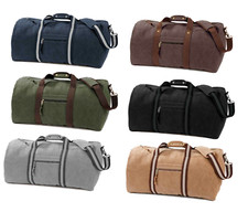 Quadra Vintage Canvas Holdall Sports Travel Bag