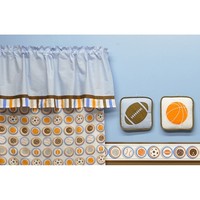 Bacati Mod Sports Valance. Free Delivery Bacati Mod Sports Valance. Free Delivery