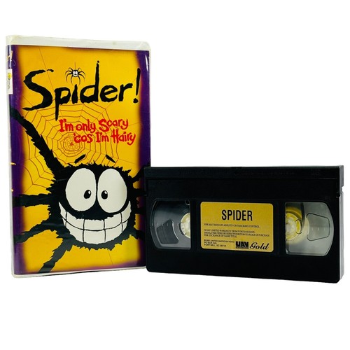 Spider! I'm Only Scary 'cos I'm Hairy (1992) - VHS - Musical Animation Movie - Picture 4 of 4