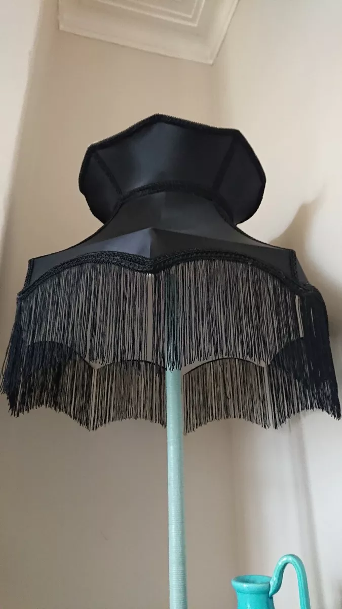 Black tassel lampshade deals