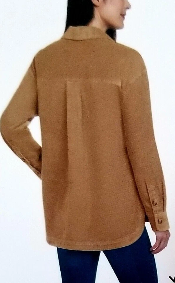 Matty M Women's Corduroy Shirt Jacket VARIATION - Image 3 of 4