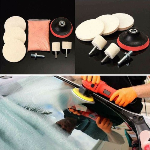 5 Pièces Kit De Polissage Du Verre Poudre De Polissage à L'oxyde
