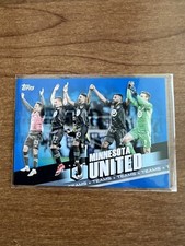 2022 Topps MLS Minnesota United Blue Parallel Team Card 98/99 Soccer
