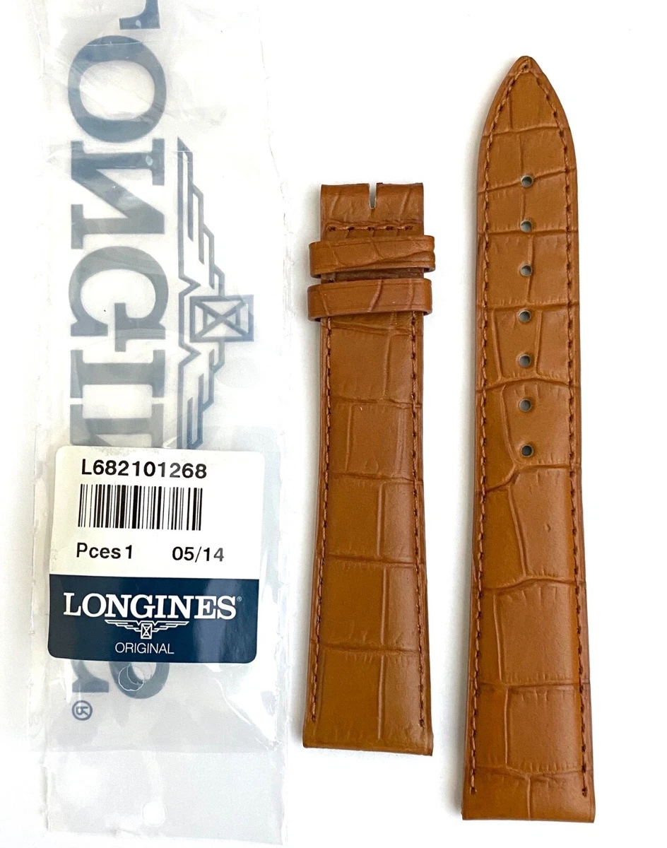 Longines genuine leather clearance