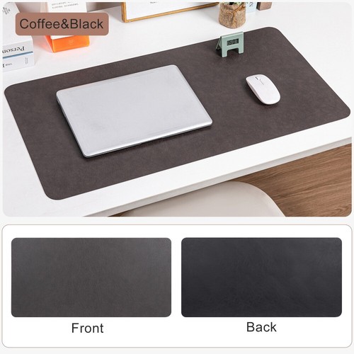 Non-slip Mouse Pad Cowhide Patterned Computer Laptop Mousepad Home Office - Photo 13/13