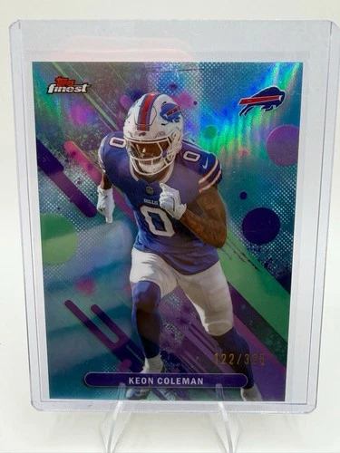 Keon Coleman 2025 Topps Finest Football #83 Refractor /325 Bills