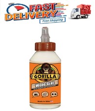 Gorilla Glue Natural Color Wood Glue, 8 Ounce Bottle