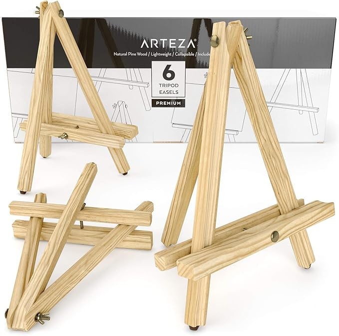 ARTEZA Tripod Easel 30cm Set of 6 ( A 45 )