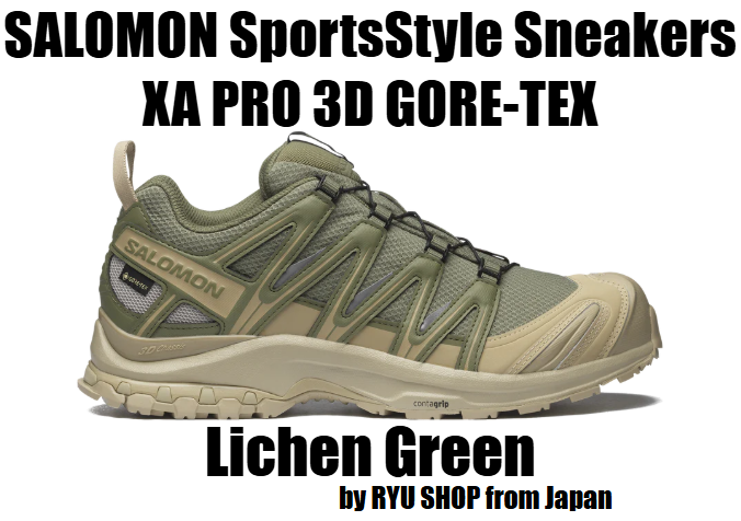 Salomon XA PRO 3D GORE-TEX Sneakers in Lichen Green
