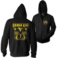 Officially Licensed Cobra Kai - Kickback Zipped Hoodie