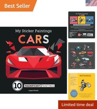 My Sticker Paintings: Cars - 10 Creative Sticker-by-Number Designs for Kids 6-10