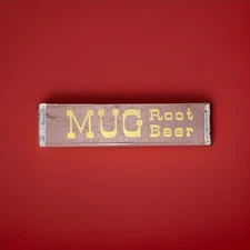 Extremely Rare MUG ROOT BEER Wood Soda Crate Belfast Beverages Sacramento CA
