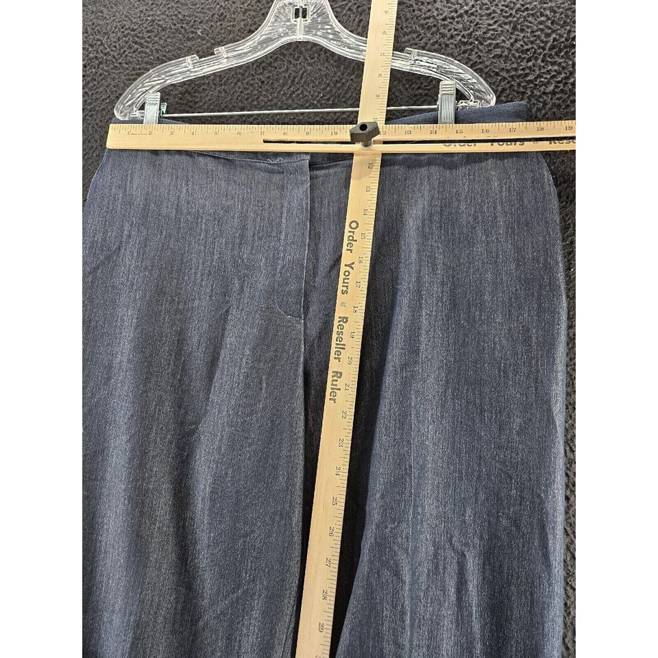 Ruby Rd. Womens Pants Blue Size 16W Polyester Blend Clasp Zip Close Stretch - Image 3 of 4