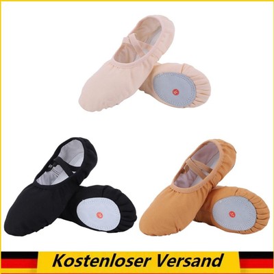 Women Ballet Shoes Canvas Girls Ballerina Shoes Adult Yoga Shoes for Dancing