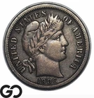 1906-S Barber Dime VF+