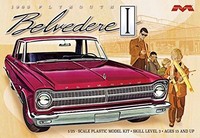 Moebius MMK1218 1:25 Scale Plymouth Belvedere Kit Plastic Model (Us Import)