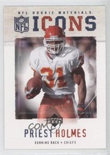 2005 Upper Deck Rookie Materials Icons Priest Holmes #IC-7 0o9