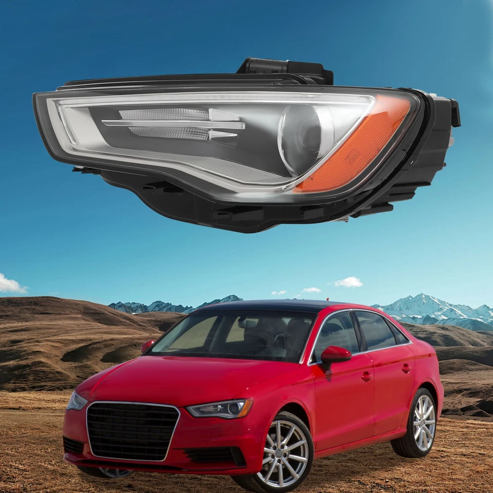 For 2015-2016 Audi A3 S3 HID/Xenon Non-AFS Headlight Headlamp Left Driver Side Foto 3 de 4